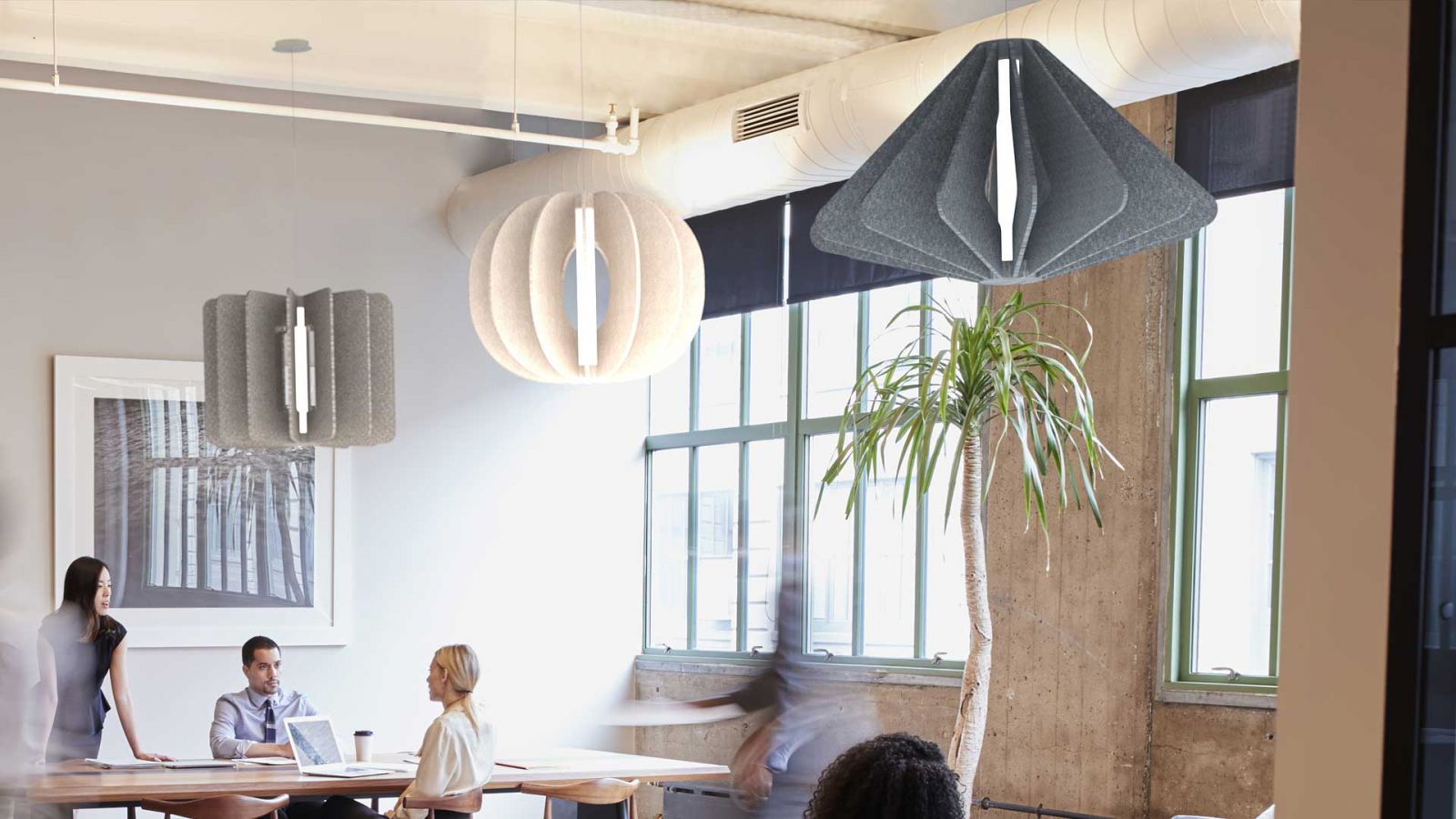 acoustic pendant light